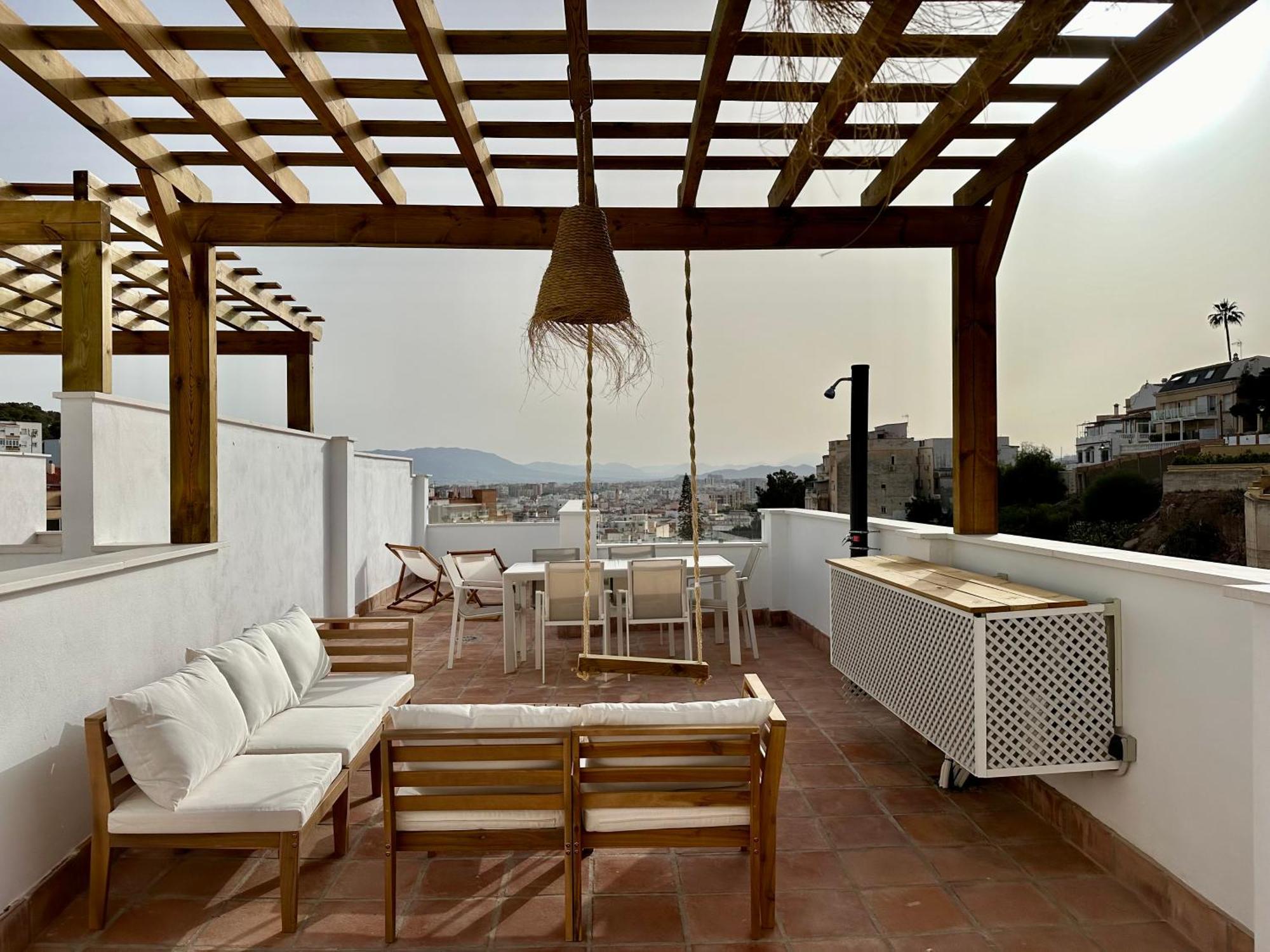 Atico Con Solarium Y Bbq Cerca Del Centro 6 Pax Διαμέρισμα Μάλαγα Εξωτερικό φωτογραφία